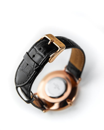 OLIVIER MEYLAN BLACK/ROSE GOLD R96