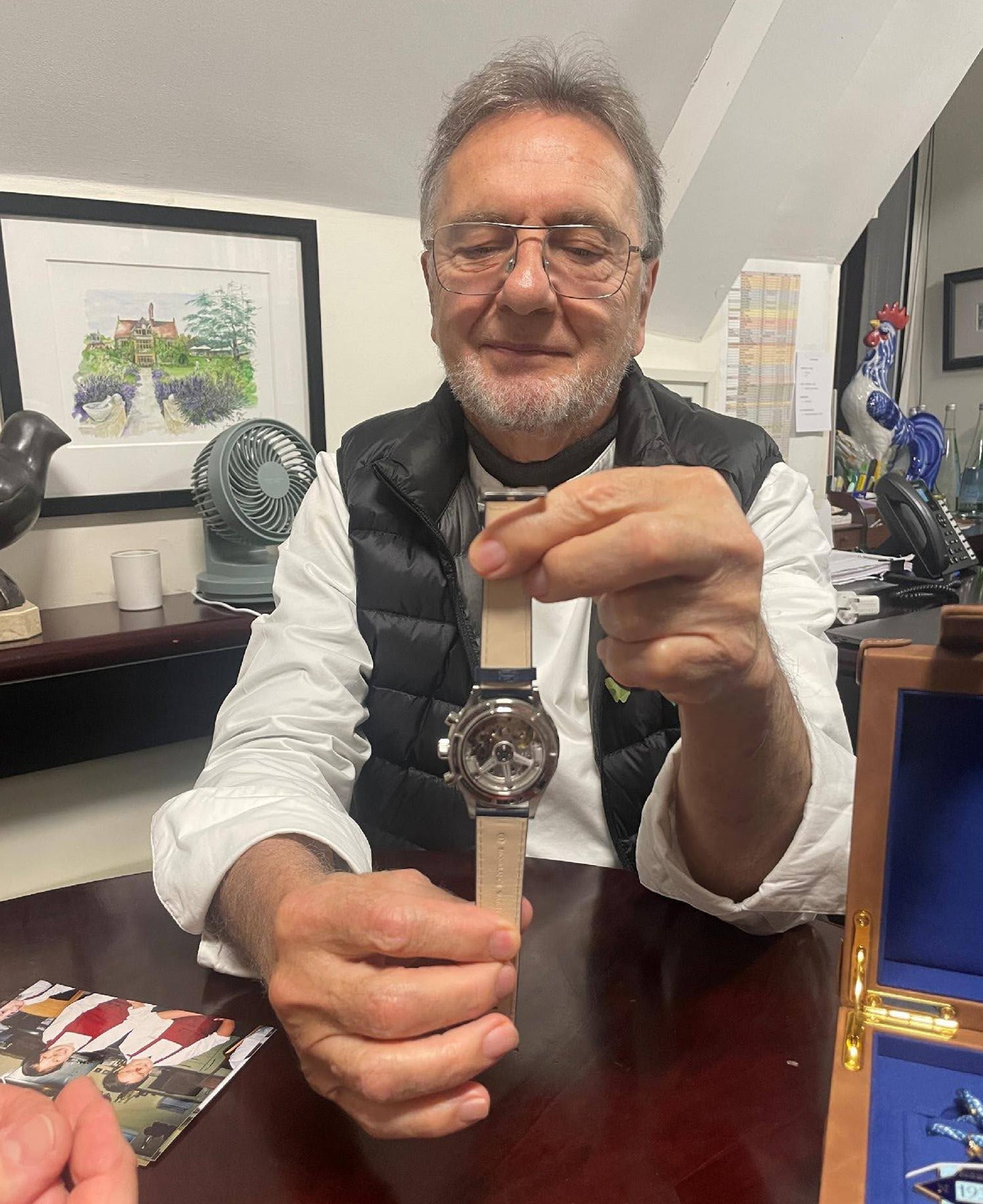 BROOKLANDS WATCH COMPANY Spectrum Blue Michelin Chefs Caseback